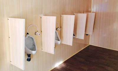 Men's Urinals For Four Persons
